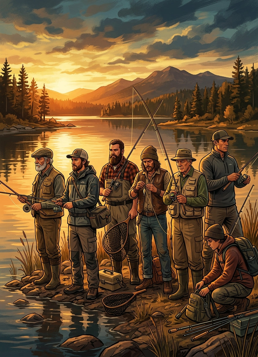 Types of Fishermen: Which One Is He? — Monster Cast Chronicles