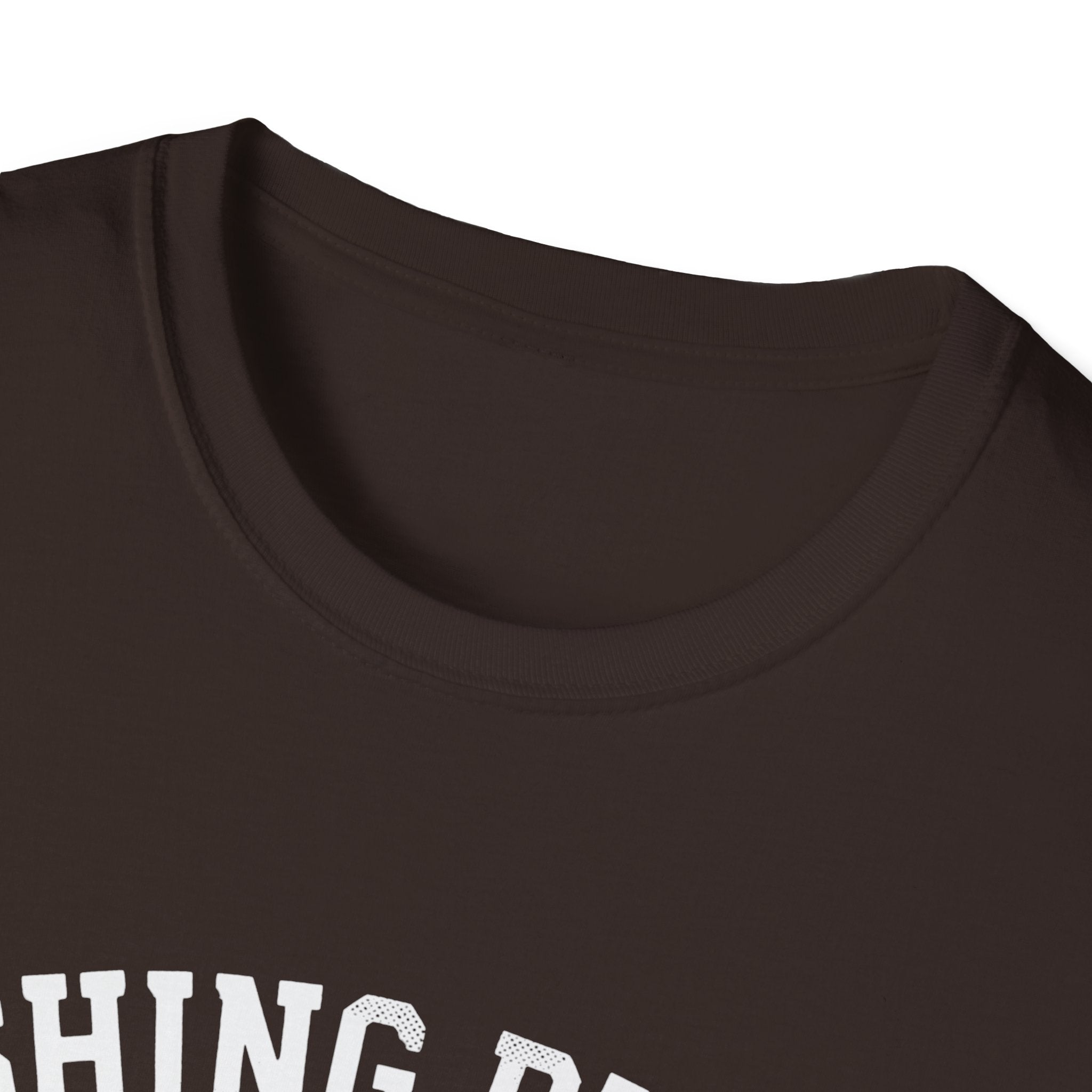 Fishing Buddy funny fishing t-shirt with net and bass — Fishing Buddy Funny Fishing T-Shirt front view in Black | River Giants Club
