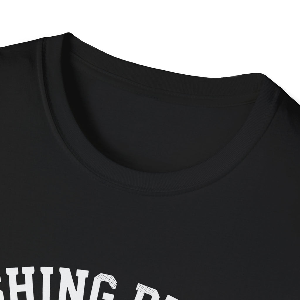Fishing Buddy funny fishing t-shirt with net and bass — Fishing Buddy Funny Fishing T-Shirt in Dark Chocolate | River Giants Club