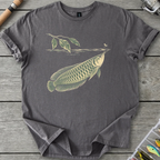 Amazon Arowana on the Rise T-Shirt in Charcoal | River Giants Club
