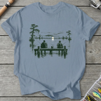 Bayou Fishing Buddies T-Shirt in Stone Blue | River Giants Club