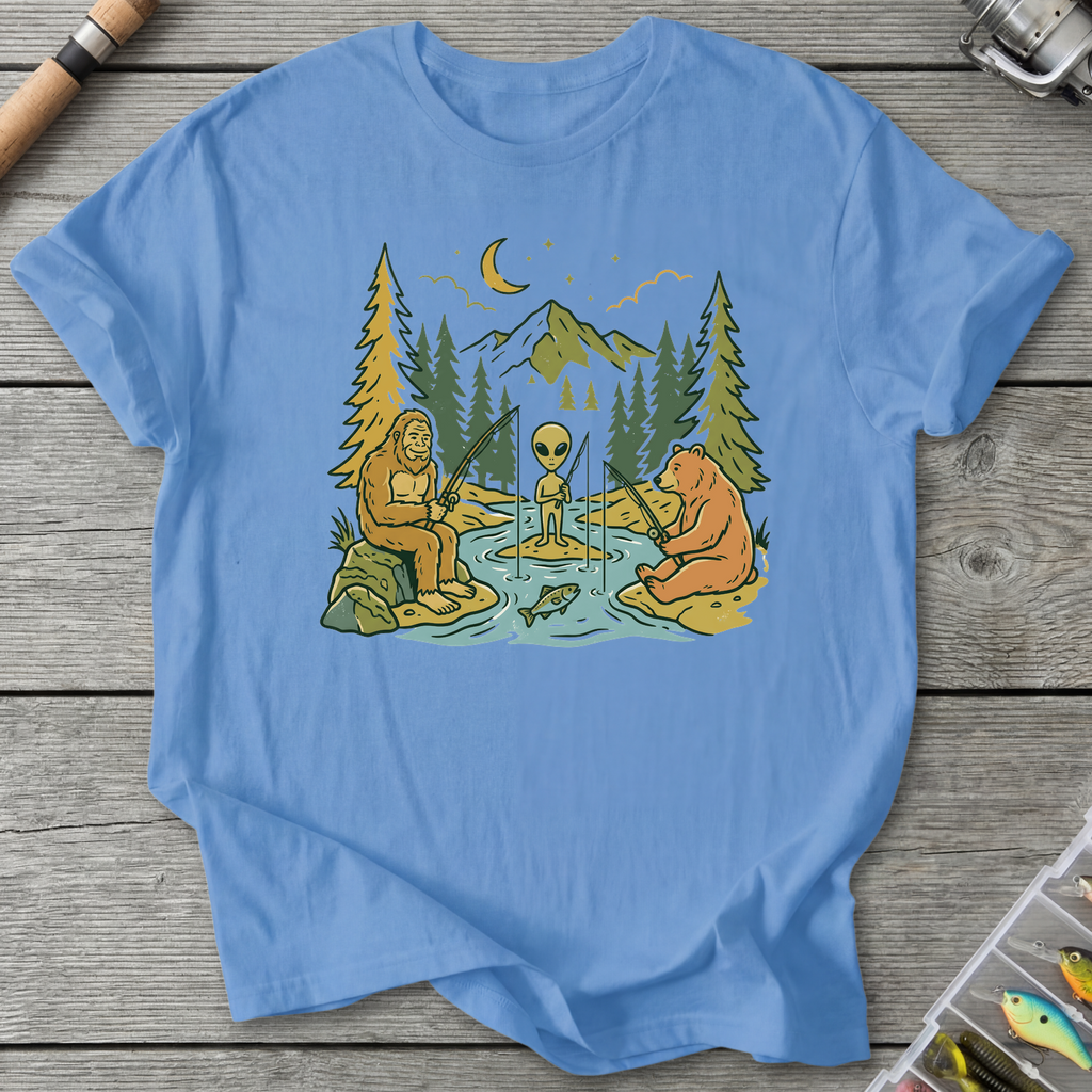 Best Friends Fishing T-Shirt in Carolina Blue | River Giants Club