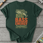 Big Bass Energy T-Shirt in Forest Green | River Giants Club