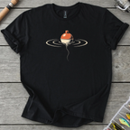 Bobber in Quiet Ripples T-Shirt in Black | River Giants Club
