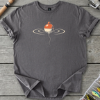 Bobber in Quiet Ripples T-Shirt in Charcoal | River Giants Club