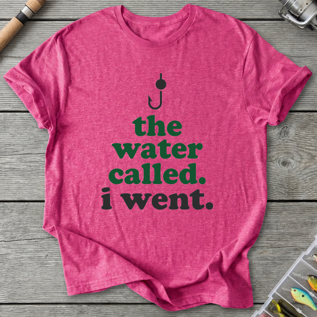 Called I Went T-Shirt in Heather Heliconia | River Giants Club