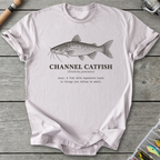 CHANNEL CATFISH Definition T-Shirt in Ice Grey | River Giants Club