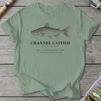 CHANNEL CATFISH Definition T-Shirt in Sage | River Giants Club