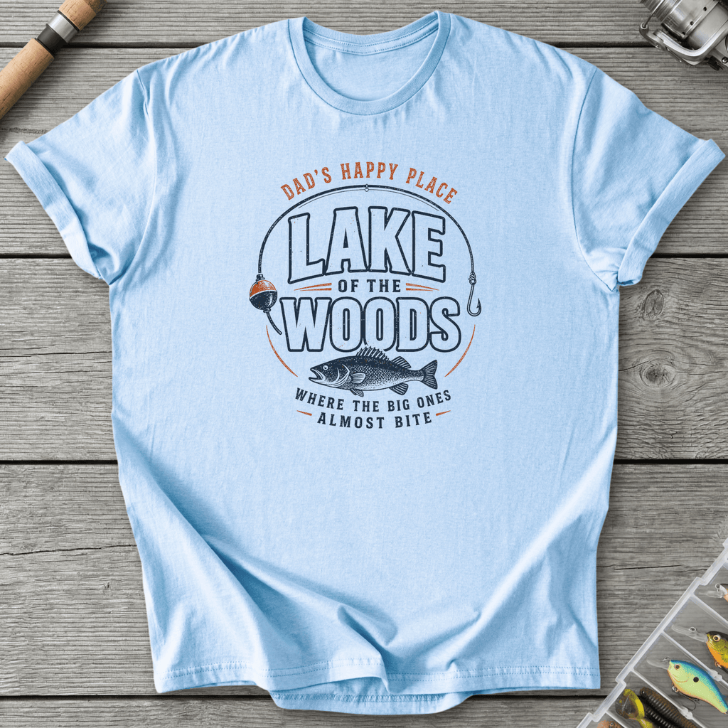 Dad Happy Place T-Shirt in Light Blue | River Giants Club