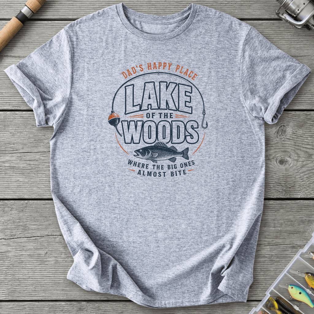 Dad Happy Place T-Shirt in Sport Grey | River Giants Club