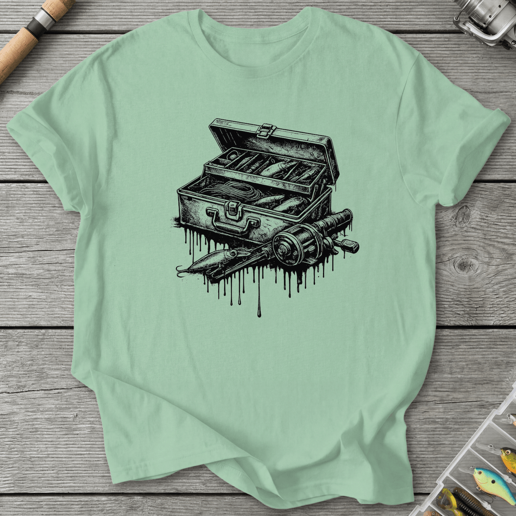 Drip Fishing Gear T-Shirt in Mint Green | River Giants Club
