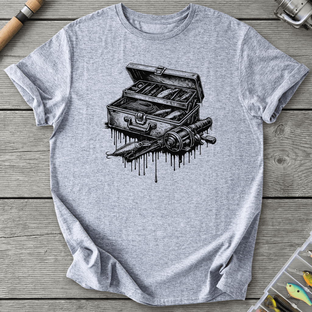 Drip Fishing Gear T-Shirt in Sport Grey | River Giants Club