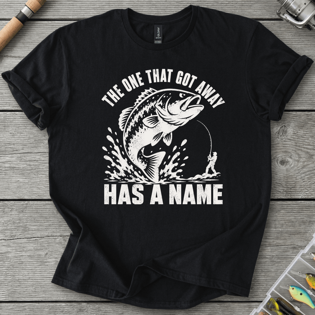 Fish Got Away T-Shirt in Black | River Giants Club