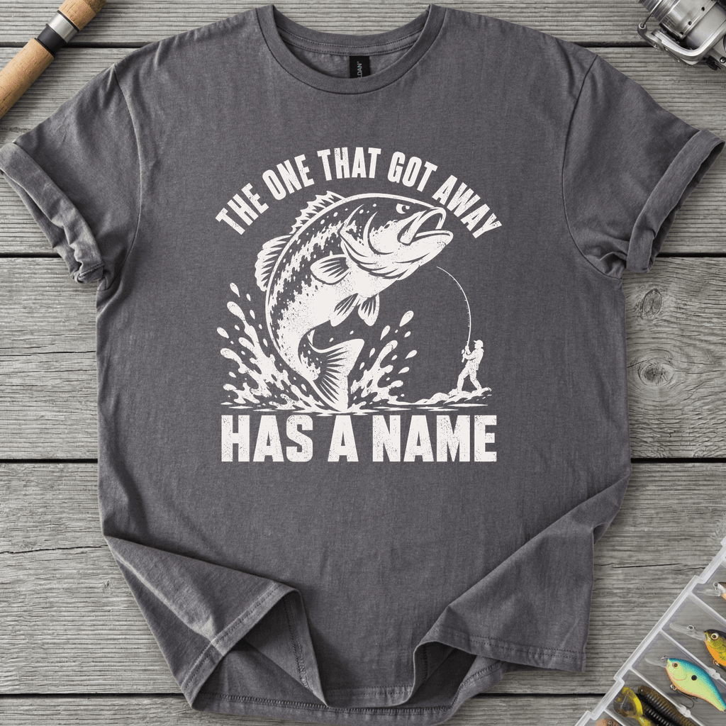 Fish Got Away T-Shirt in Charcoal | River Giants Club