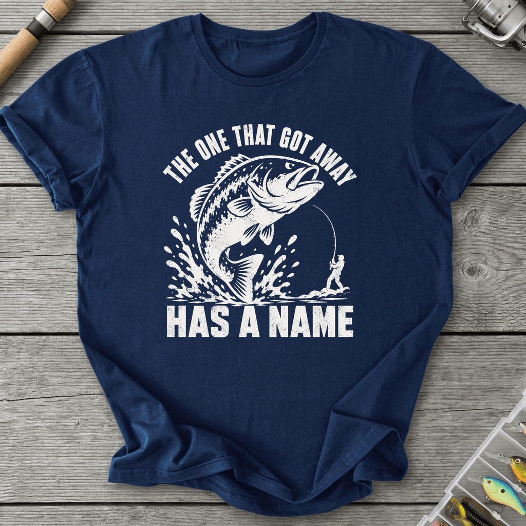 Fish Got Away T-Shirt in Navy | River Giants Club