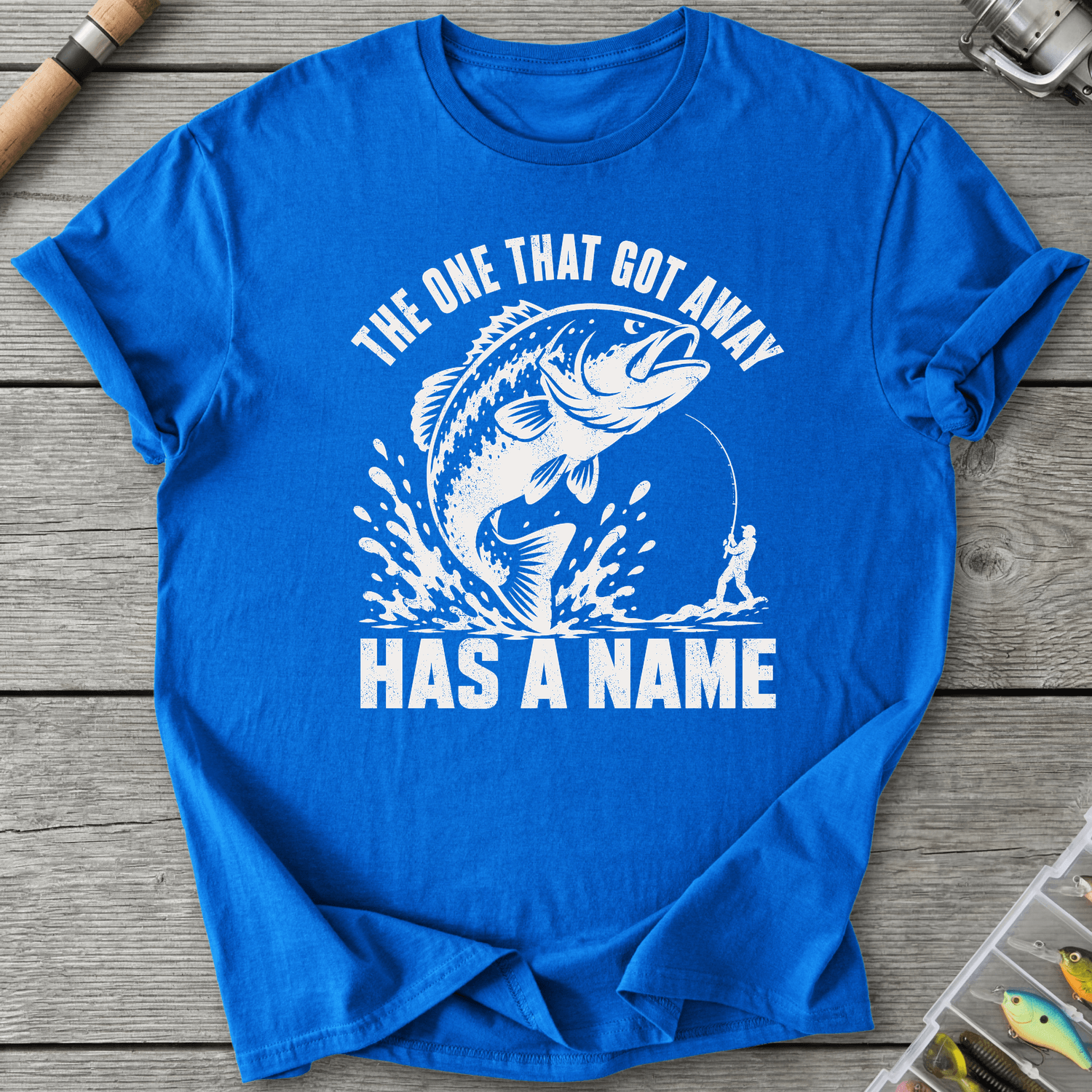 Fish Got Away T-Shirt in Royal | River Giants Club