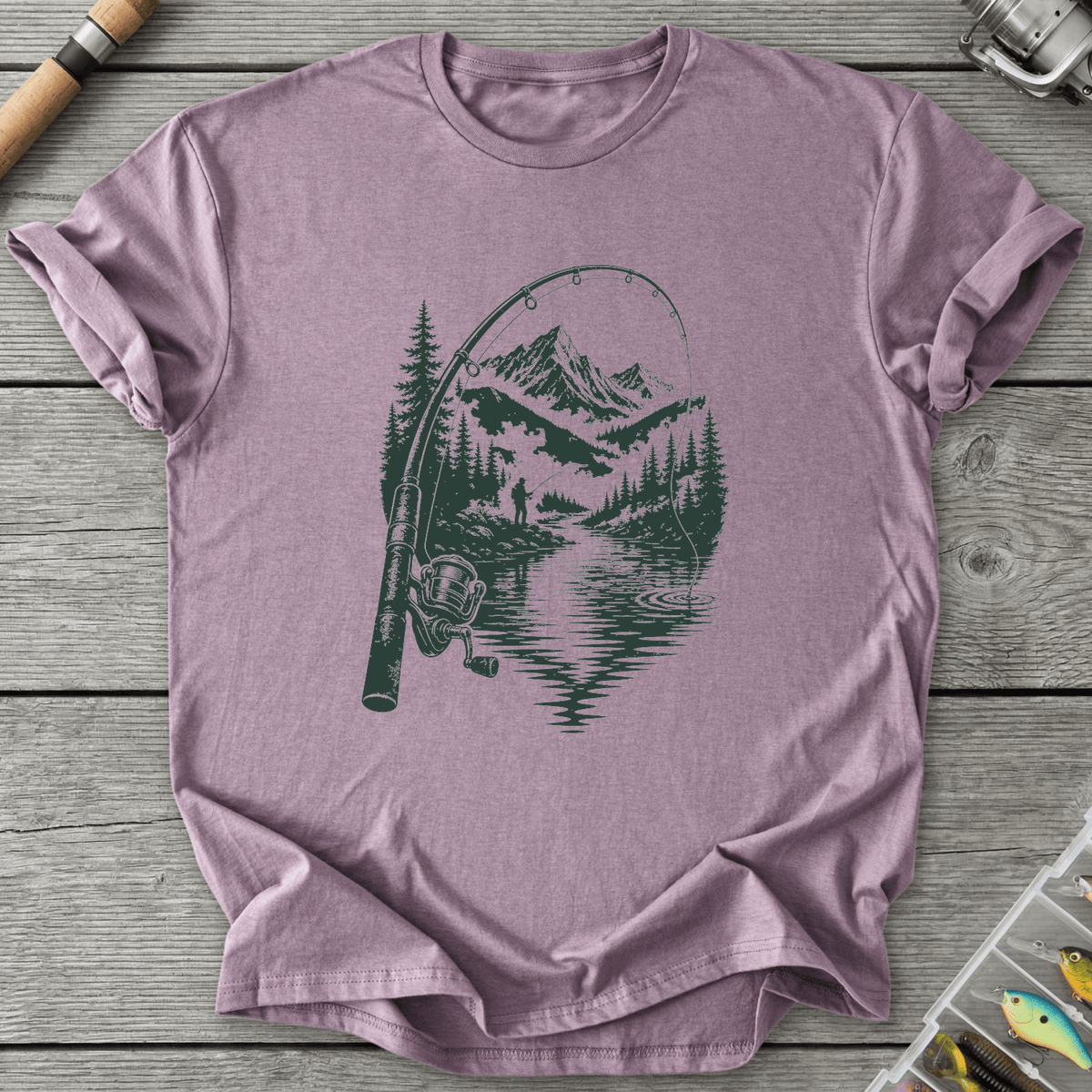 Fish with View T-Shirt in Paragon | River Giants Club
