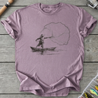 Fisherman Casting Net T-Shirt in Paragon | River Giants Club