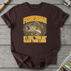 Fisherman Yell T-Shirt in Dark Chocolate | River Giants Club