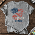 Fishing Free Since 1776 T-Shirt in Graphite Heather | River Giants Club