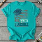 Fishing Free Since 1776 T-Shirt in Jade Dome | River Giants Club
