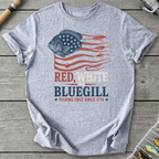 Fishing Free Since 1776 T-Shirt in Sport Grey | River Giants Club