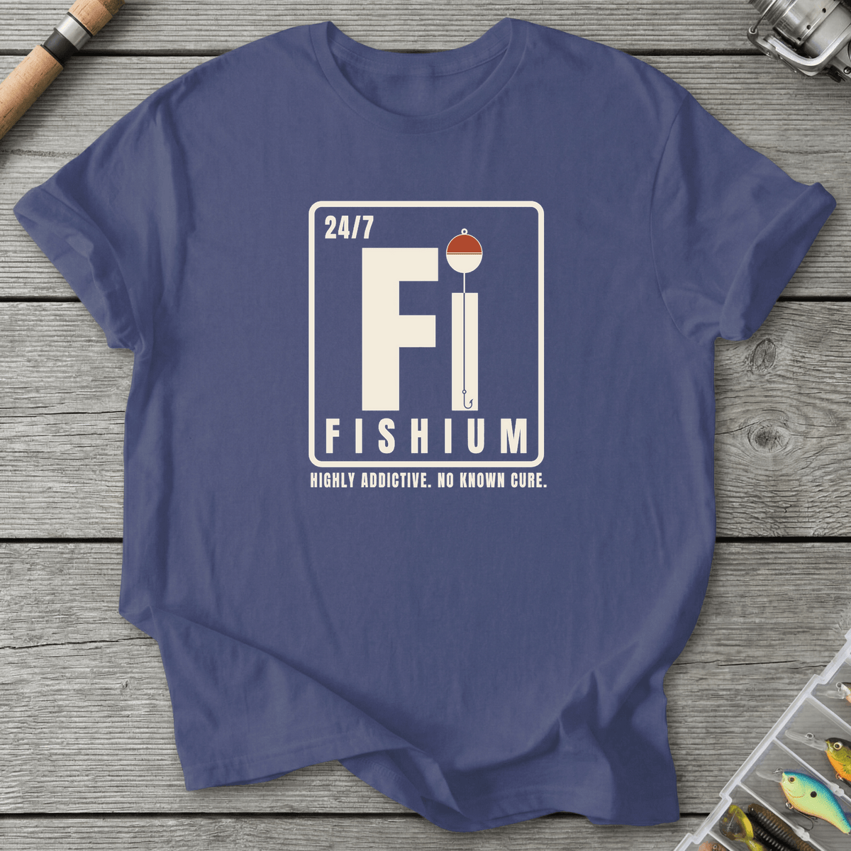 Fishium T-Shirt in Metro Blue | River Giants Club