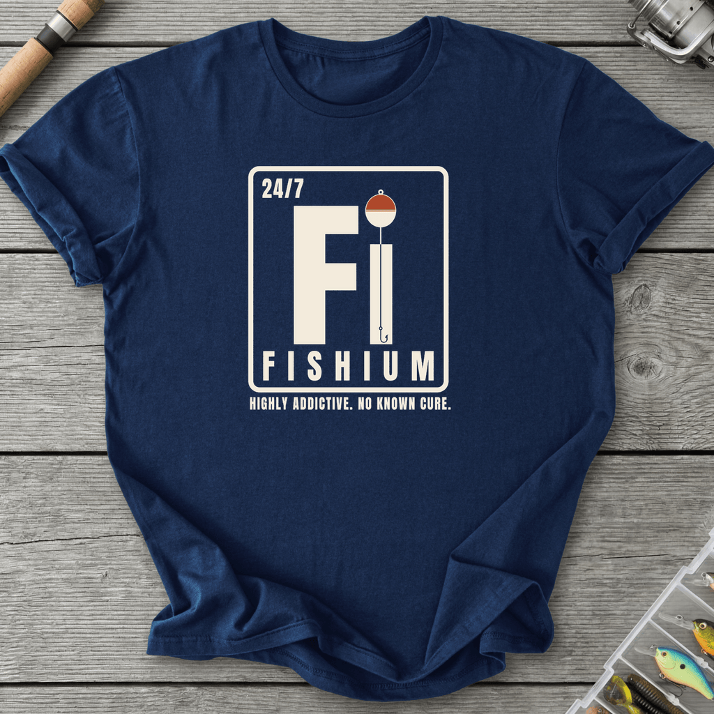 Fishium T-Shirt in Navy | River Giants Club