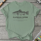 FLATHEAD CATFISH Definition T-Shirt in Sage | River Giants Club