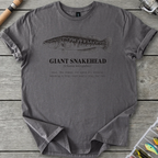 GIANT SNAKEHEAD Definition T-Shirt in Charcoal | River Giants Club