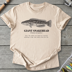 GIANT SNAKEHEAD Definition T-Shirt in Sand | River Giants Club