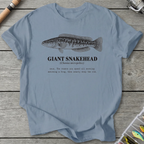 GIANT SNAKEHEAD Definition T-Shirt in Stone Blue | River Giants Club