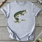Giant Snakehead Strike T-Shirt in Sport Grey | River Giants Club