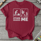 Grandad Fishing T-Shirt in Cardinal Red | River Giants Club