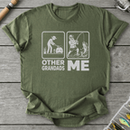 Grandad Fishing T-Shirt in Military Green | River Giants Club
