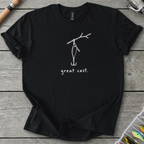 Great Cast Gone Wrong T-Shirt in Black | River Giants Club