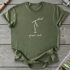 Great Cast Gone Wrong T-Shirt in Military Green | River Giants Club