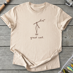 Great Cast Gone Wrong T-Shirt in Sand | River Giants Club