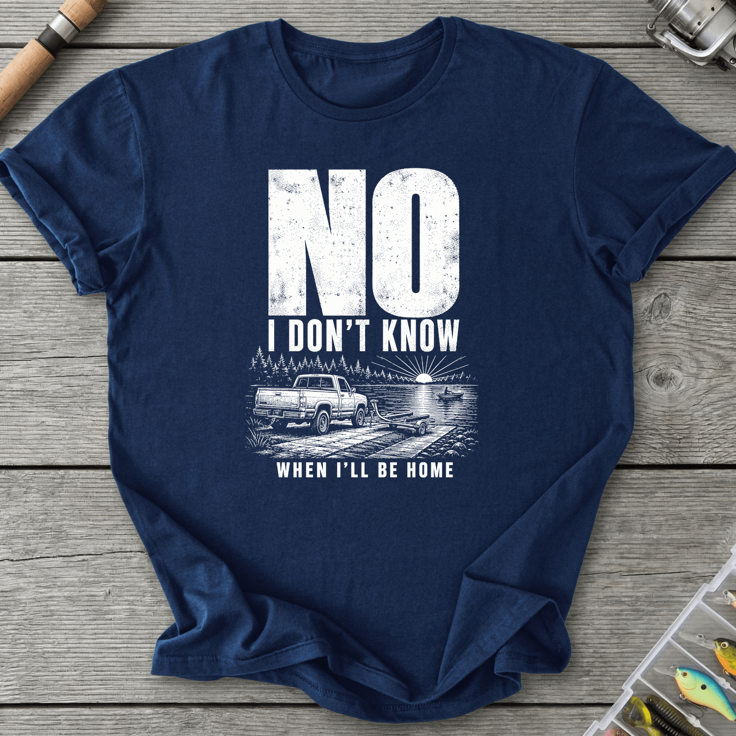 Home Time Unknown T-Shirt in Navy | River Giants Club