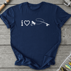 I Love Flyfishing T-Shirt in Navy | River Giants Club