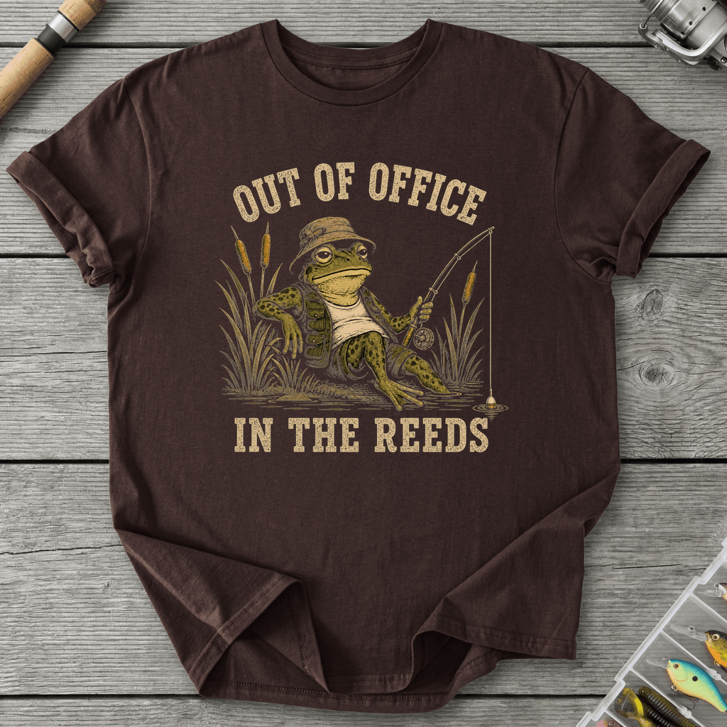In the Reeds T-Shirt in Dark Chocolate | River Giants Club