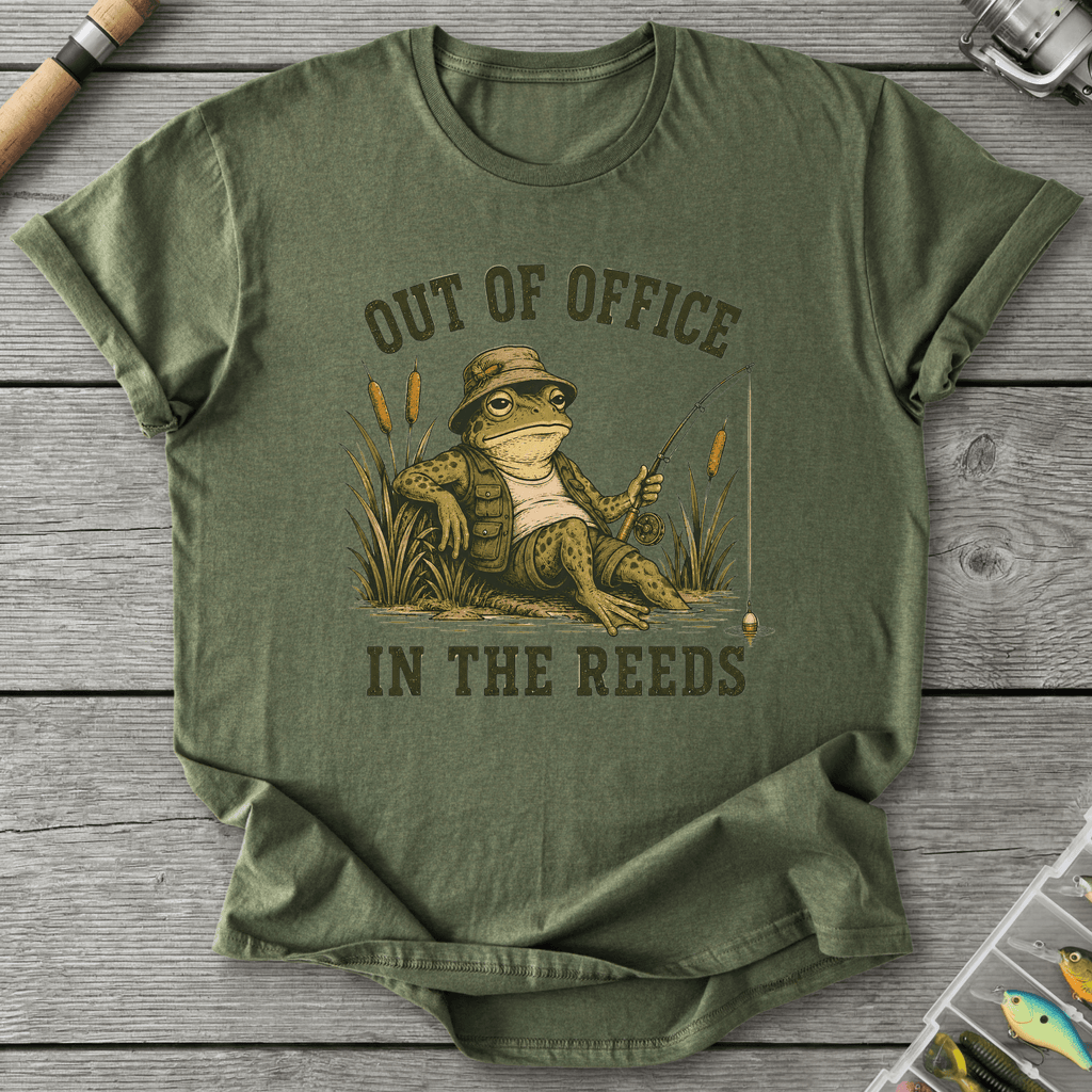 In the Reeds T-Shirt in Military Green | River Giants Club