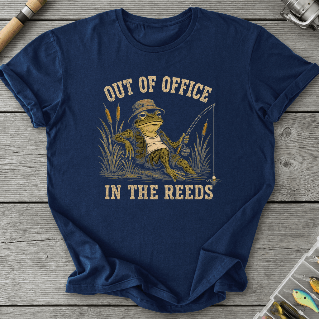 In the Reeds T-Shirt in Navy | River Giants Club