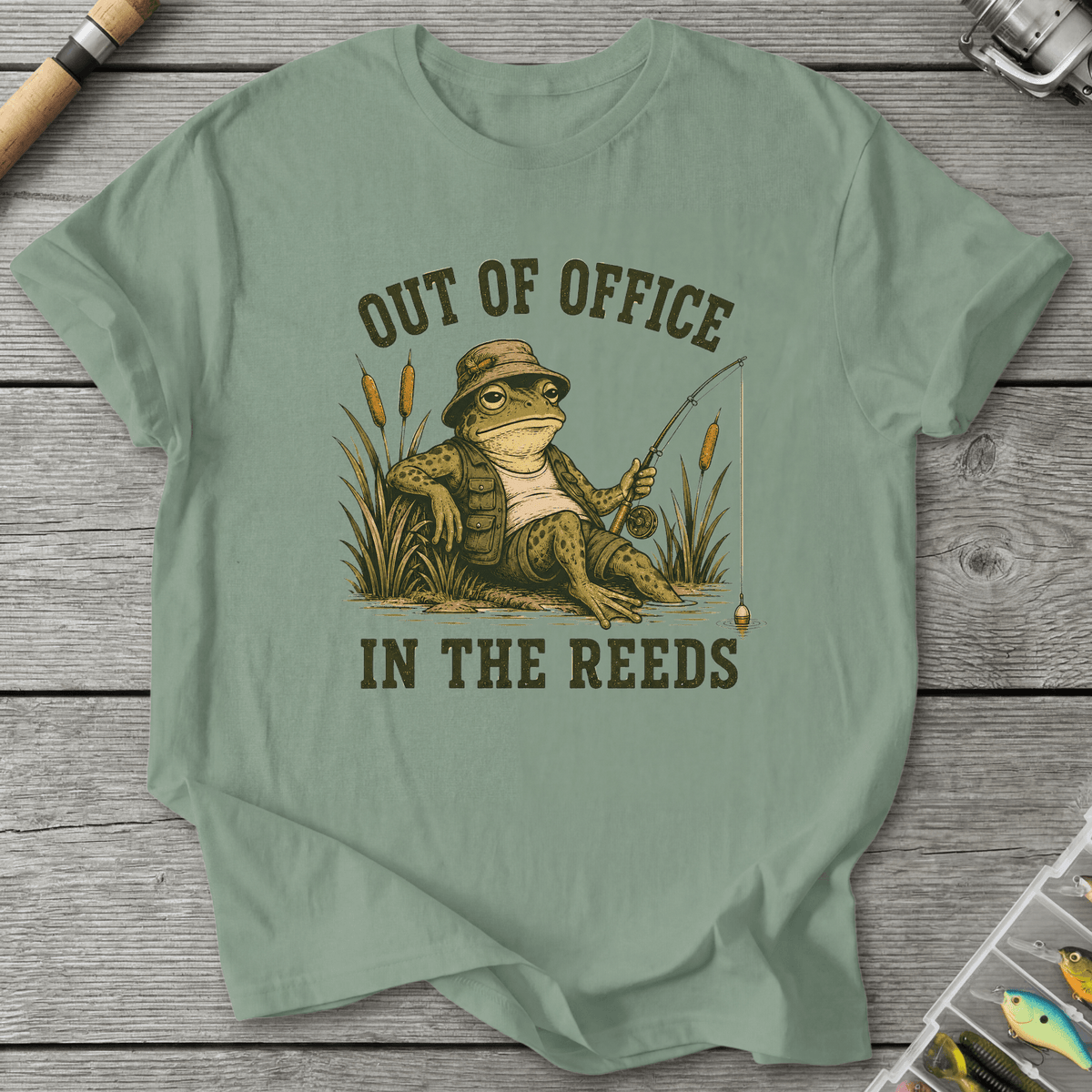 In the Reeds T-Shirt in Sage | River Giants Club