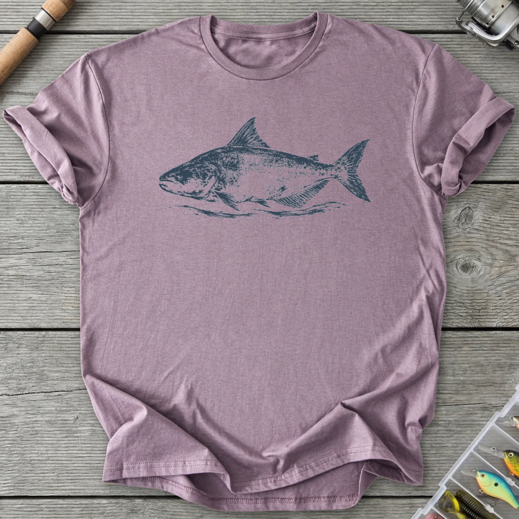 Indigo Mekong Giant Catfish T-Shirt in Paragon | River Giants Club
