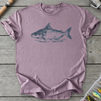 Indigo Mekong Giant Catfish T-Shirt in Paragon | River Giants Club