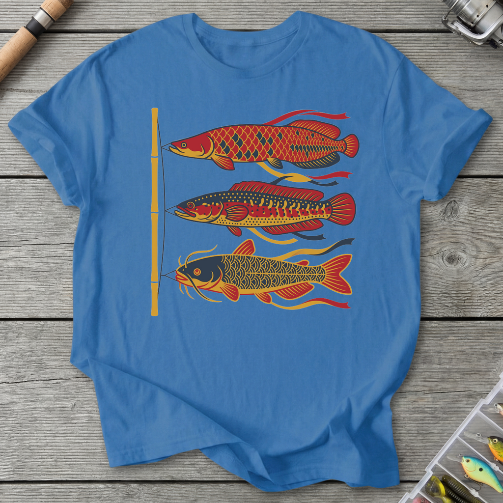 Japanese Windsocks River Giants T-Shirt in Iris | River Giants Club