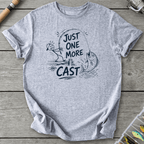 Just One More Cast Figure T-Shirt in Sport Grey | River Giants Club