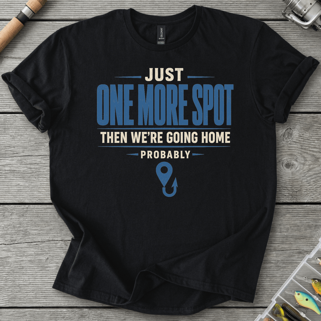 Just One More Spot T-Shirt in Black | River Giants Club
