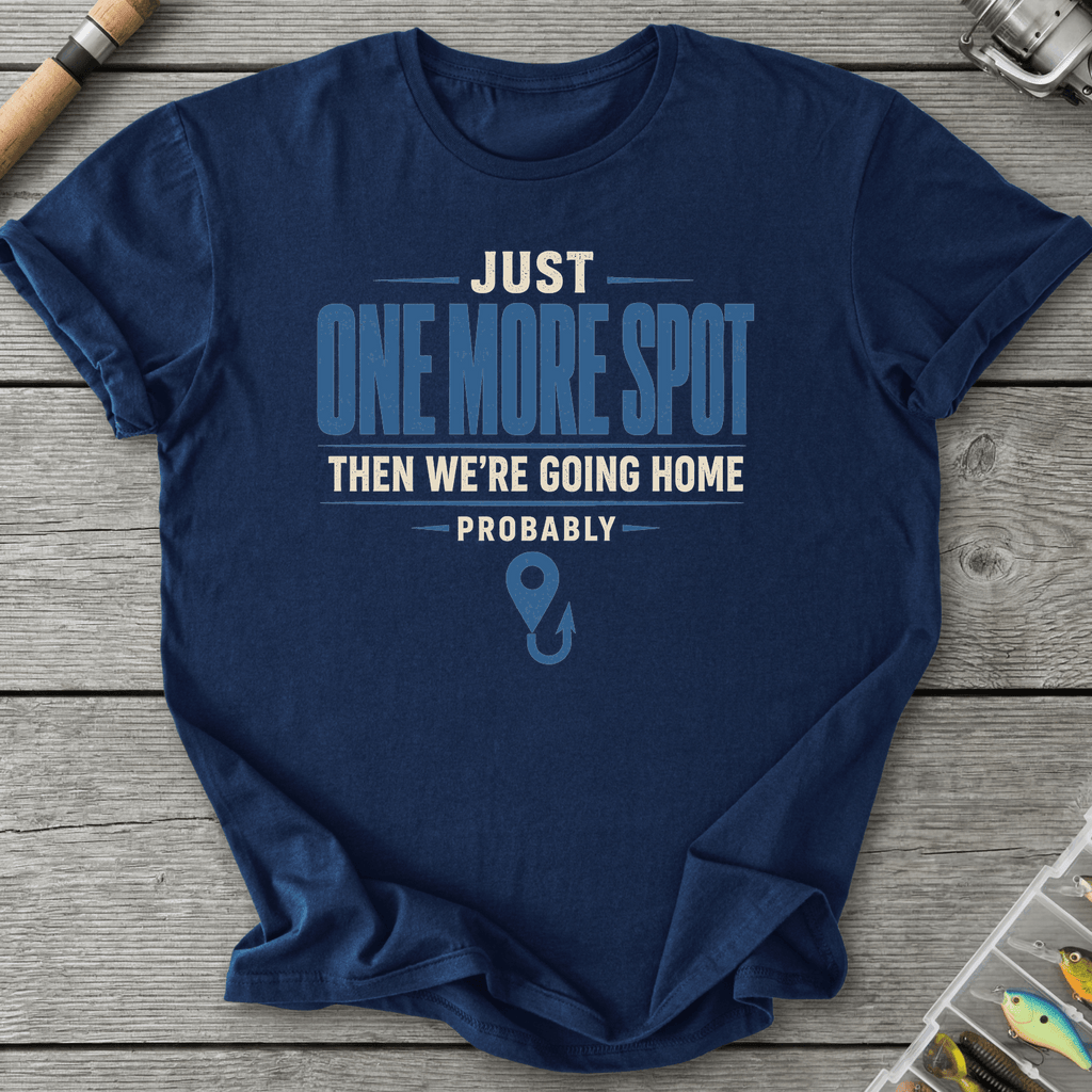 Just One More Spot T-Shirt in Navy | River Giants Club